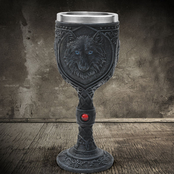 Vikingholic Wolf Unicorn Chalice Goblet
